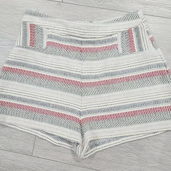 bcbgeneration Shorts Size 2 Striped High Waisted Boho - Picture 1 of 7